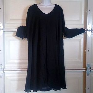 Ms Chaus Vintage black dress Plus Size 22W formal event wedding